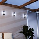 MARISA" aluminum outdoor wall light - IP44 - E27