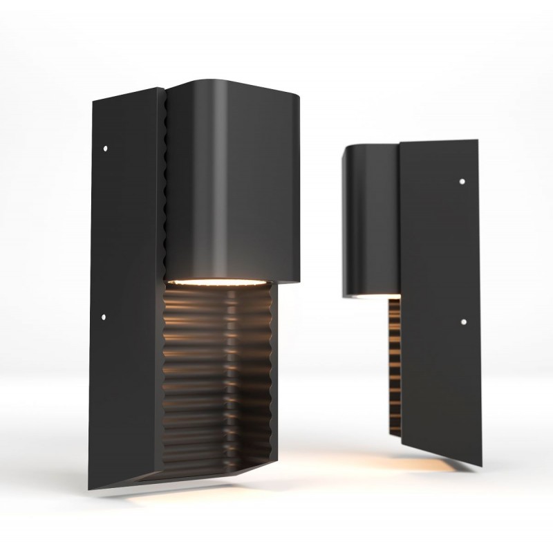 WINNIE" aluminum exterior wall light - IP44 - GU10