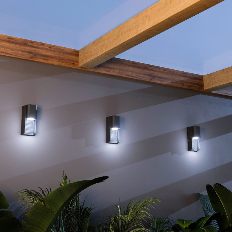 WINNIE" aluminum exterior wall light - IP44 - GU10