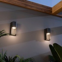WINNIE" aluminum exterior wall light - IP44 - GU10
