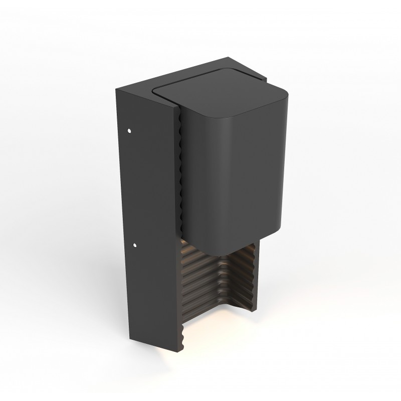 WINNIE" aluminum exterior wall light - IP44 - GU10