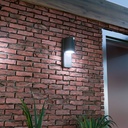 MALEY" aluminum exterior wall light - IP44 - GU10