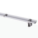 Aluminum tilting profile for flexible LED wash light - 1 meter