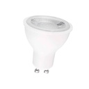 GU10 LED Bulb - SMD2835 - 7W - Ø50mm - Optics at 45º.