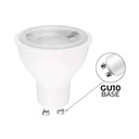 GU10 LED Bulb - SMD2835 - 7W - Ø50mm - Optics at 45º.