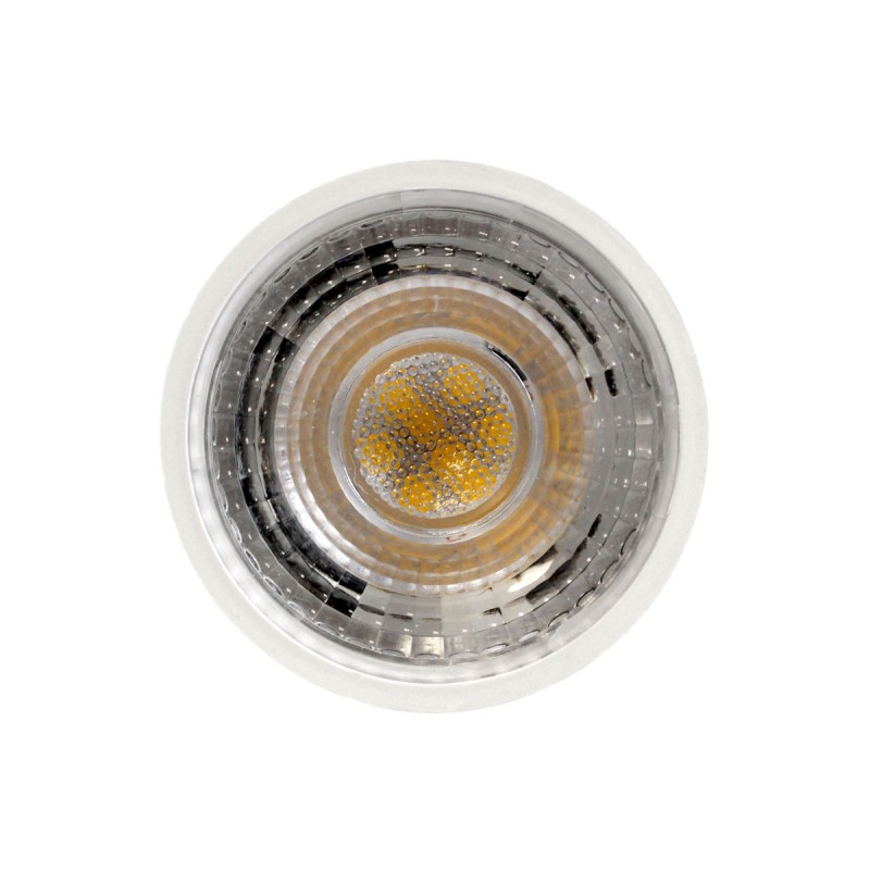 GU10 LED Bulb - SMD2835 - 7W - Ø50mm - Optics at 45º.