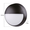 Circular outdoor wall light - IP54 - 110º - 10W