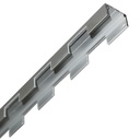 Flexible aluminum profile 16x10 mm for silicone casings - 2 meters