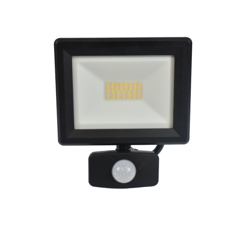 Outdoor LED Projector with Motion Sensor- IP54 - 120º - 4000K- 20W