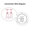 2 in 1 PIR motion sensor (surface/embeddable) - 360º - IP20