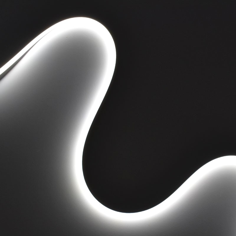 Flexible LED neon 24V DC - 5x11mm - 5 meters - Complete kit - 11W/m - 320ch/m - IP67 - Vertical curvature