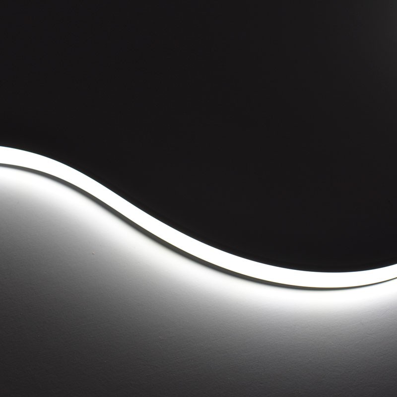 Flexible LED neon 24V DC - 5x11mm - 5 meters - Complete kit - 11W/m - 320ch/m - IP67 - Vertical curvature