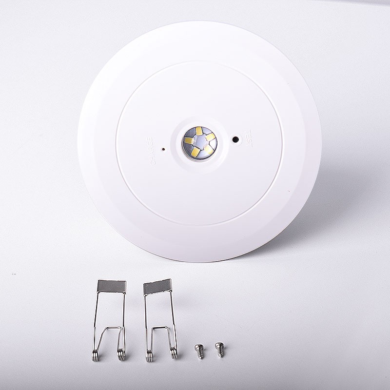 LED recessed emergency light 150lm 2,5W - 3 hours IP20