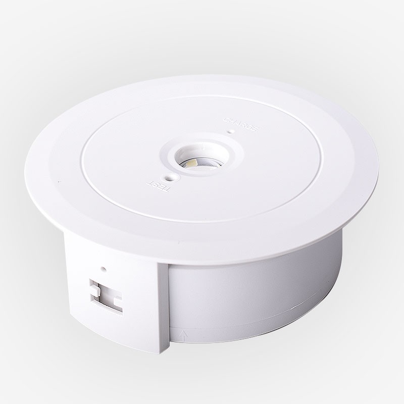 LED recessed emergency light 150lm 2,5W - 3 hours IP20