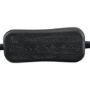 E27 socket with PVC cable, switch and plug