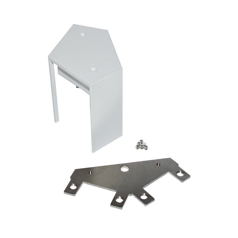 60º vertex connector for linear LED suspension - Ref. B9010/B9020/B9030