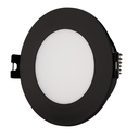 Circular waterproof downlight ring for GU10 / MR16 bulb - Opal diffuser - Cut Ø 75-80 mm - IP54