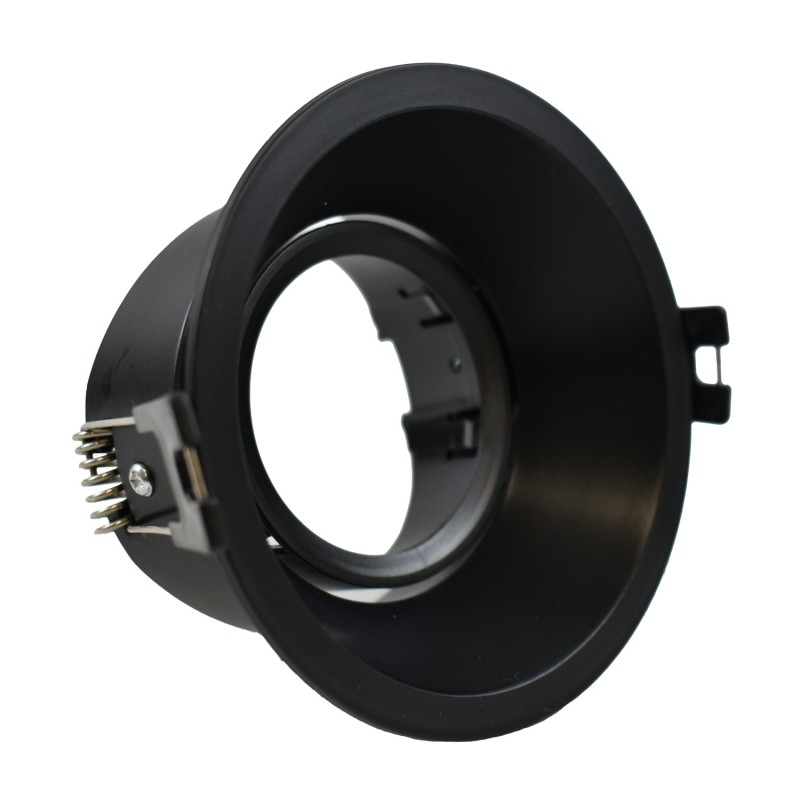 Circular downlight ring for GU10 / MR16 bulb - Low UGR - Cut Ø 85 mm
