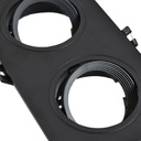 Tilting downlight ring for three GU10/MR16 bulbs - Cutout 75 x 235 mm