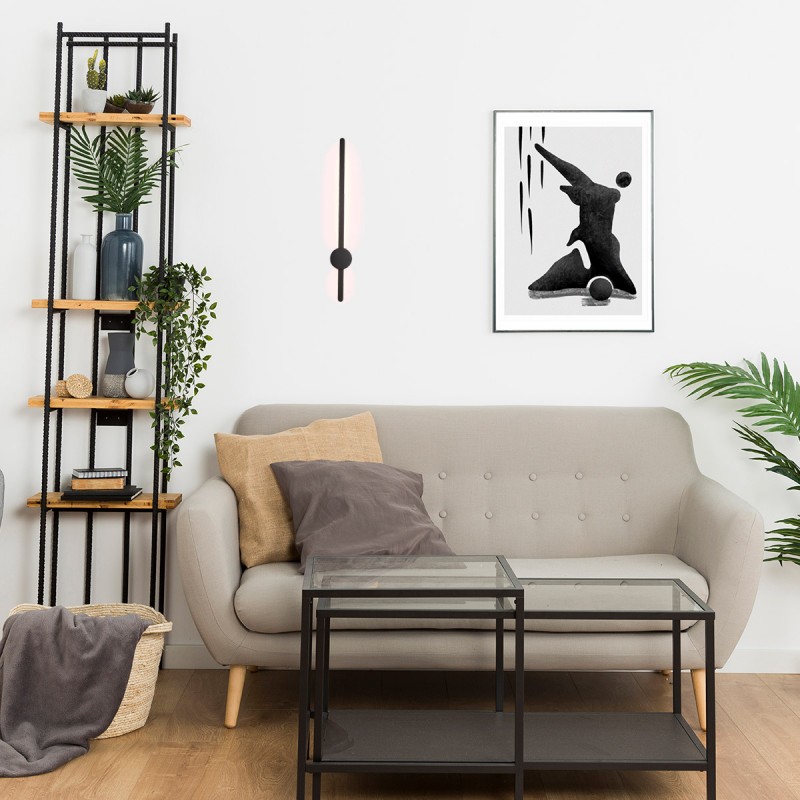 MARKEL" Minimalist linear wall light 10W - Warm White