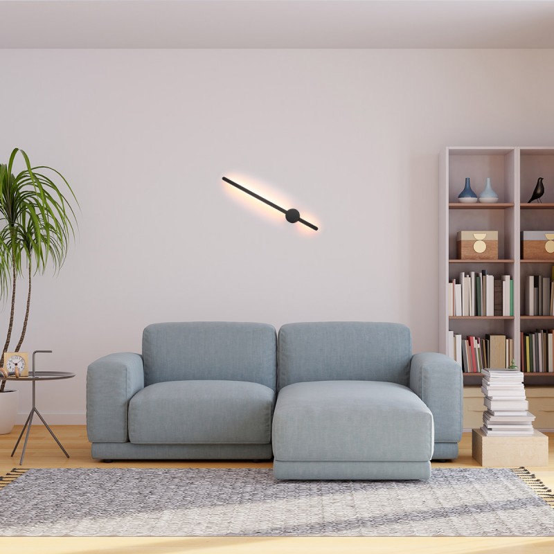 MARKEL" Minimalist linear wall light 10W - Warm White