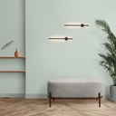 MARKEL" Minimalist linear wall light 10W - Warm White