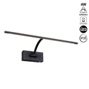 LED wall light for pictures with rechargeable battery - Dimmable - 4W - 34cm