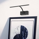 LED wall light for pictures with rechargeable battery - Dimmable - 4W - 34cm
