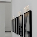 LED wall light for pictures with rechargeable battery - Dimmable - 4W - 34cm