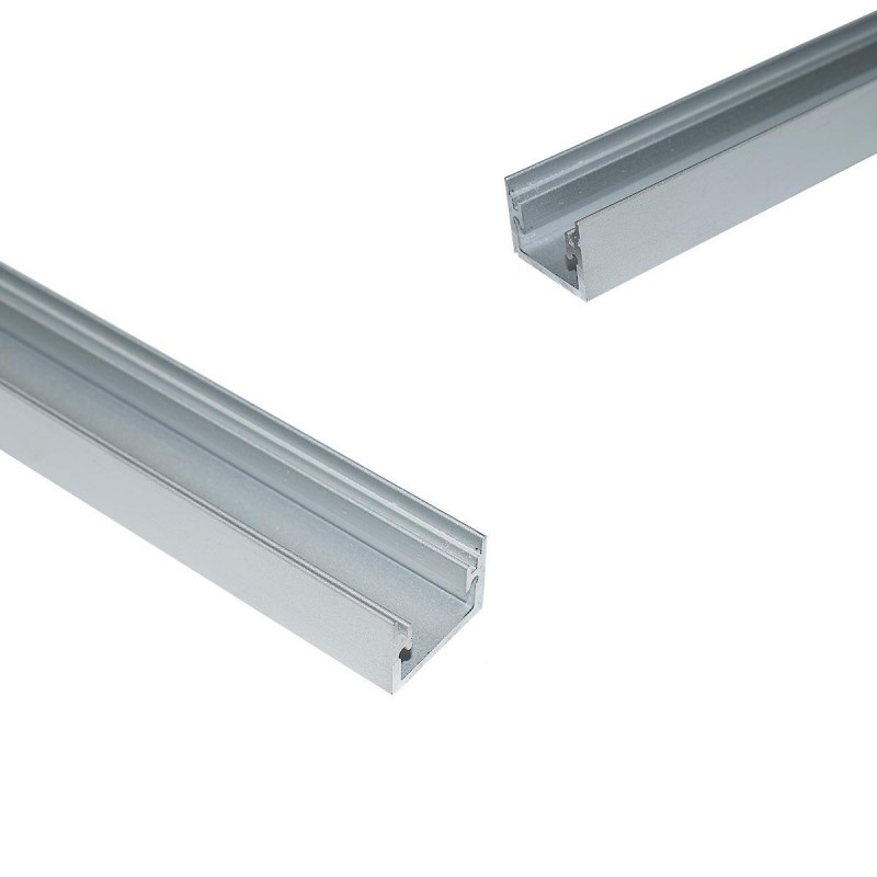 Aluminum profile for floor mounting - LED Strip up to 15 mm - 2 meters