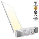 LED recessed panel - 120X30cm - 0-10V dimmable - 44W - UGR19