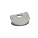 Cover for surface profile 17x8mm with 60º optical diffuser (1pc)