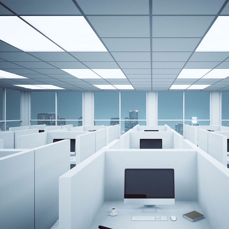 Recessed LED Panel - 120X30cm - DALI Dimmable - 44W - UGR19