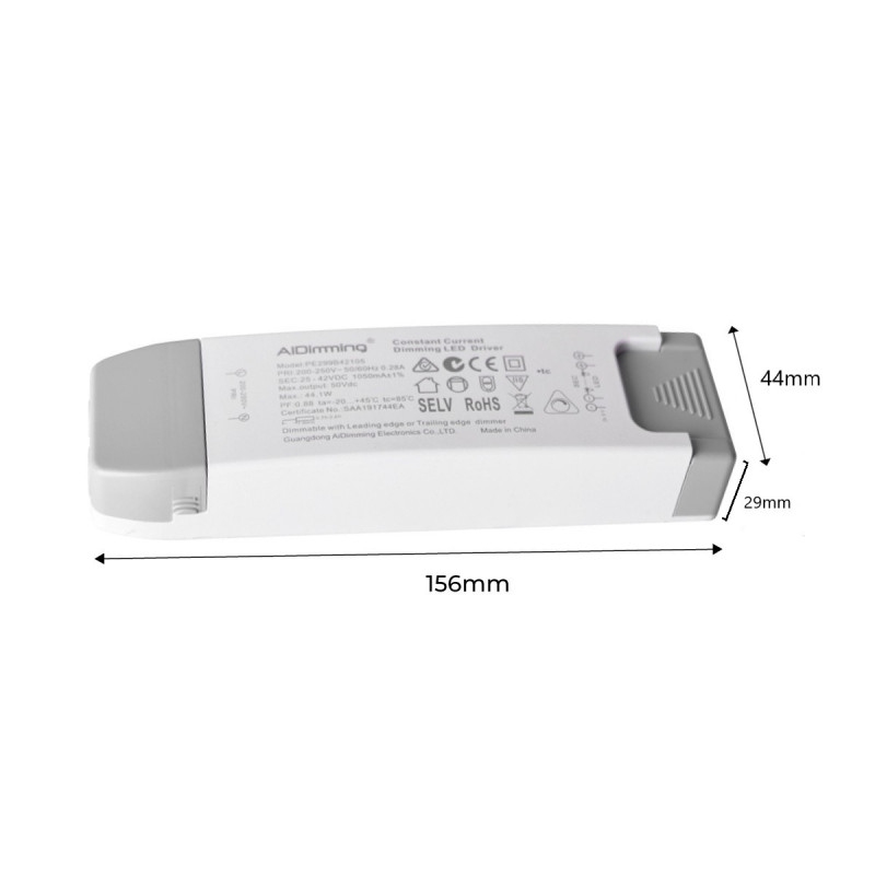 Recessed LED Panel 120X60cm - TRIAC Dimmable - 72W - UGR19