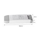 Recessed LED Panel 120X60cm - TRIAC Dimmable - 72W - UGR19