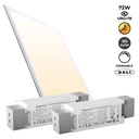 Recessed LED Panel - 120X60cm - DALI dimmable - 72W - UGR19