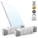 Recessed LED Panel - 120X60cm - DALI dimmable - 72W - UGR19