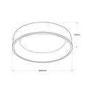Ceiling LED lamp "ONCAMO 2" - CCT 3000K - 4000K - 27W