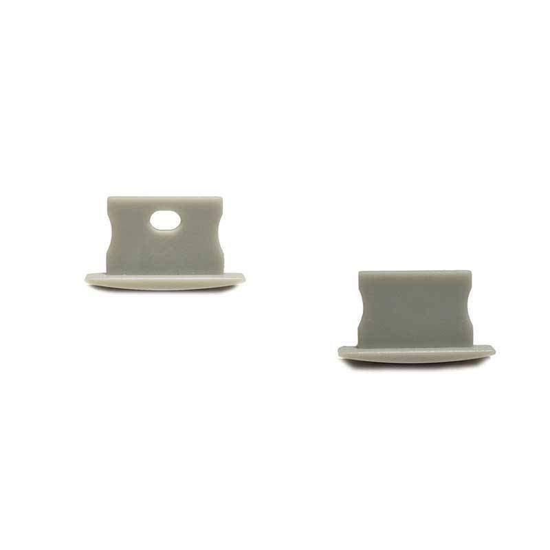 Lateral cover for recessed profile 23x15mm (1pc)