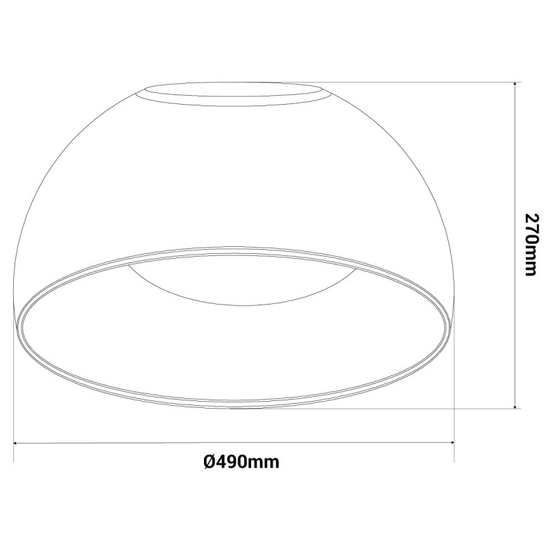 LED ceiling lamp "Gina" - Wood effect - CCT 3000K - 4000K - 40W