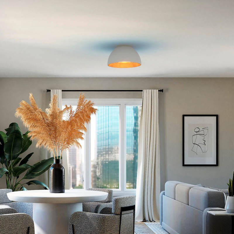 LED ceiling lamp "Gina" - Wood effect - CCT 3000K - 4000K - 40W