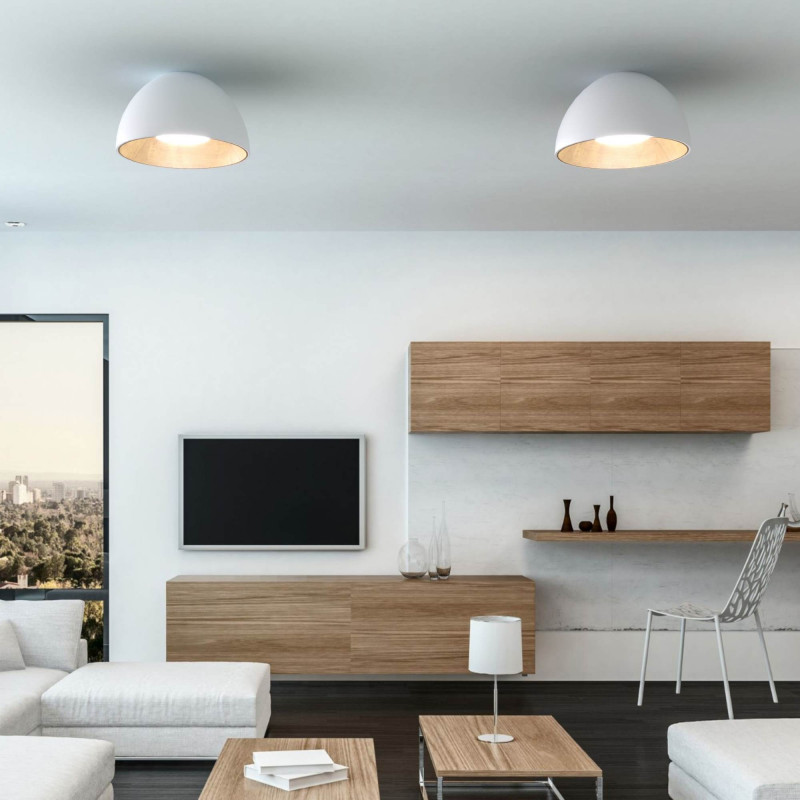 LED ceiling lamp "Gina" - Wood effect - CCT 3000K - 4000K - 40W