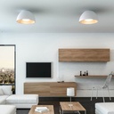 LED ceiling lamp "Gina" - Wood effect - CCT 3000K - 4000K - 40W