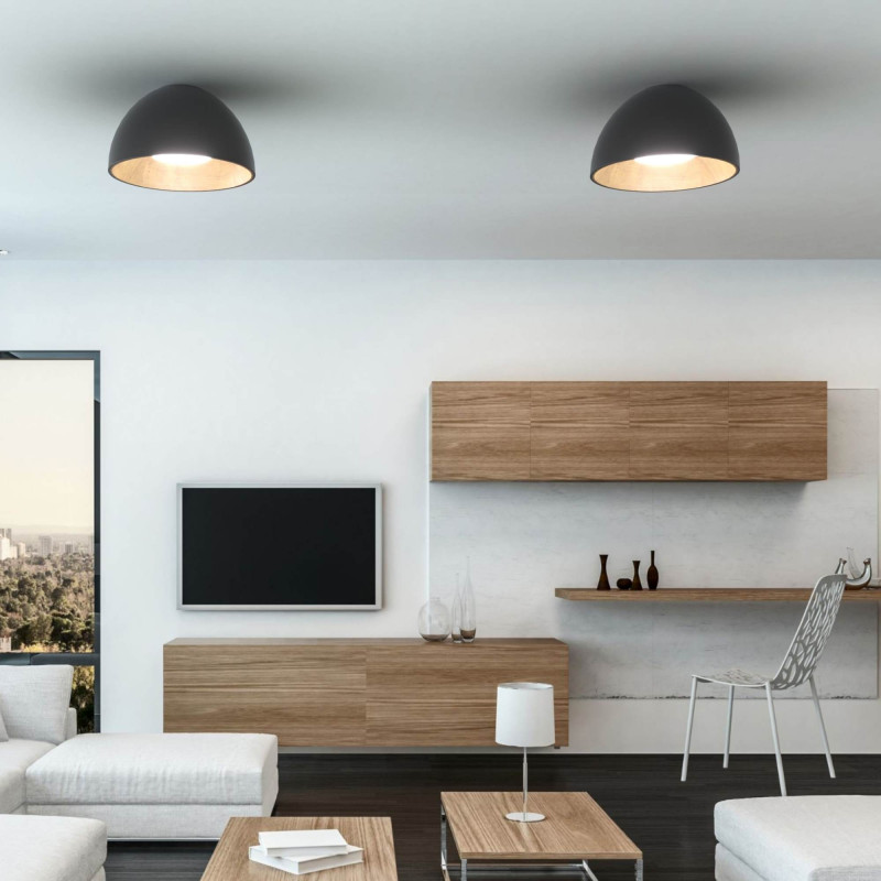 LED ceiling lamp "Gina" - Wood effect - CCT 3000K - 4000K - 40W