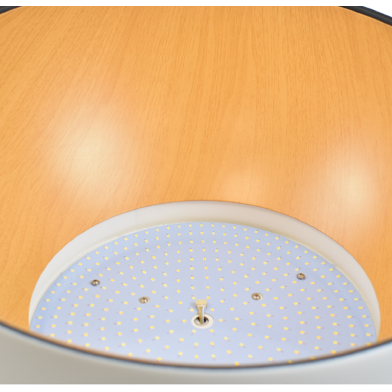 Mulen" LED pendant ceiling lamp - Wood effect - CCT 3000K - 4000K - 40W