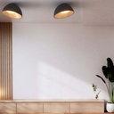 Mulen" LED pendant ceiling lamp - Wood effect - CCT 3000K - 4000K - 40W