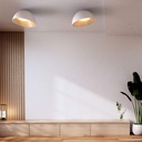 Mulen" LED pendant ceiling lamp - Wood effect - CCT 3000K - 4000K - 40W
