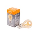 Vintage amber LED filament bulb - Dimmable - E27 A60 - 4W