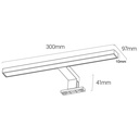 LED Bathroom Mirror Wall Light - 30cm - 5W | Mirror and cabinet mounting