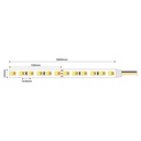 LED Strip 24V-DC - 90W - dimmable color temperature CCT - 1800-6500K - SMD2835 - 5 meter roll